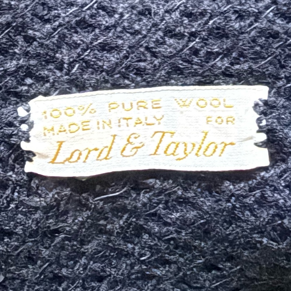Vintage 1960s Lord and Taylor Sequin Wrap Sweater - Picture 4 of 5